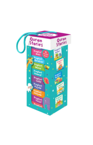 QURAN STORIES BOOK TOWER (SET OF 10 CHUNKY BOARD BOOKS)